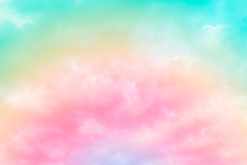 cloud background with a pastel colour