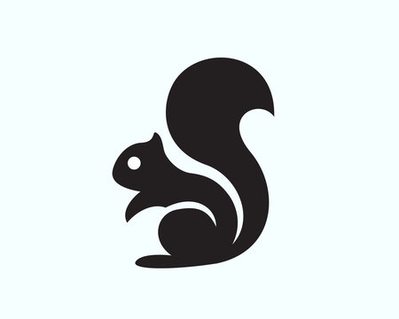 simple squirrel style logo design inspiration
