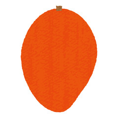 手描き風かわいいマンゴー-mango illustration