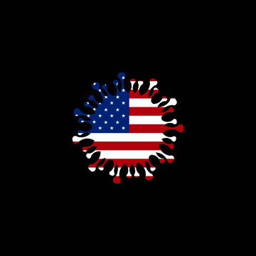 USA image with flag, American flag design for Qatar football world cup
