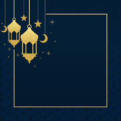 Islamic Background design for Ramadan Kareem Vector Template