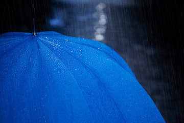 Umbrella in raining
