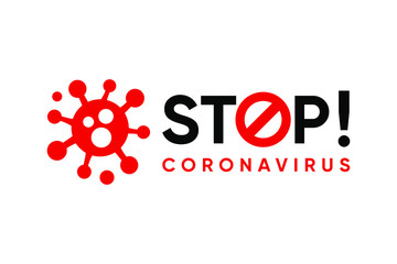 Stop corona virus for design template ready to use.