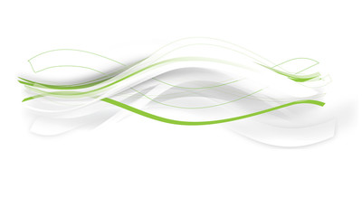 Welle Grün Wellen Band Banner