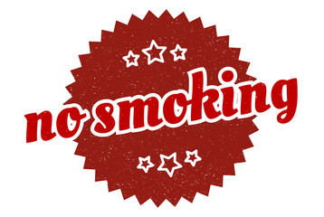 no smoking sign. no smoking round vintage retro label. no smoking