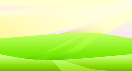 The gentle landscape. Background. Vector illustration.