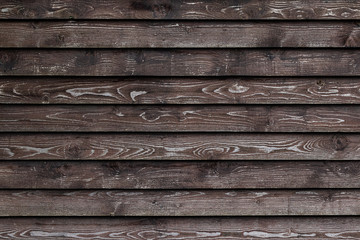 Background of old horizontal boards with a pronounced texture. Abstract background.