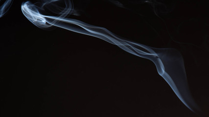 abstract smoke on black background