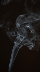 abstract smoke on black background