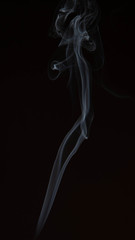 abstract smoke on black background