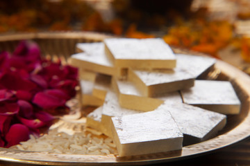 kaju barfi , indian sweets