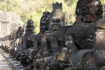 アンコール・トム　阿修羅像