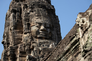 アンコール・トム　バイヨンの塔