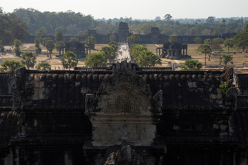アンコーールワットからの眺望