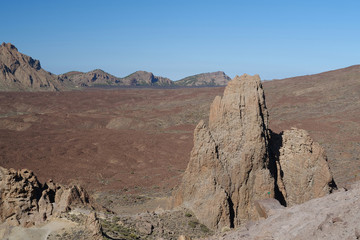 Caldera of Volcano Teide, Tenerife island, Canary islands, Spain