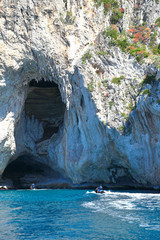 Capri, Italy: Watercrafts visit the famous grottoes and sea caves