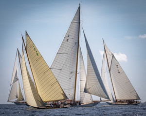 Crossing at a Classic Regatta, Cannes