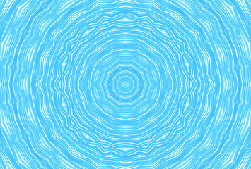 Blue background with abstract concentric pattern