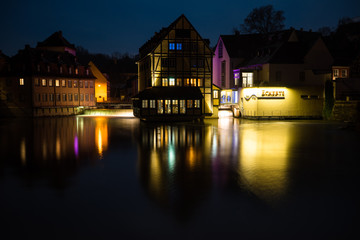 Naklejka premium Old town by night
