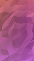 Obraz premium Abstract triangle geometrical pink background. Geometric origami style with gradient. 3D illustration