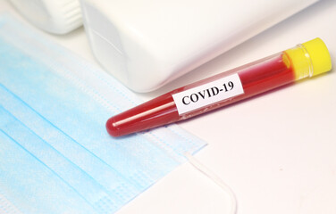 Coronavirus blood test and hygienic items