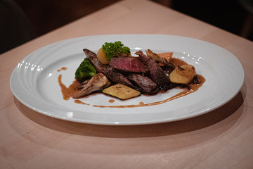 Abendessen: Tagliata vom Rind