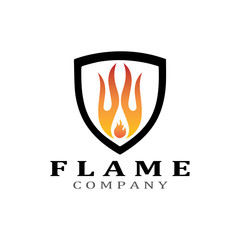 Fire flame vector illustration design template