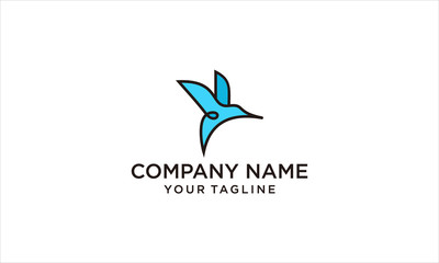 SIMPLE FLYING BIRD ICON