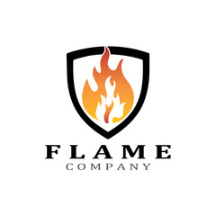 Fire flame vector illustration design template