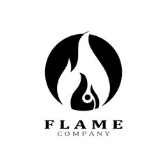 Fire flame vector illustration design template