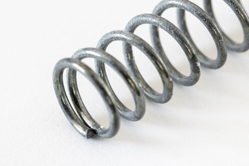 古く汚れたバネの写真