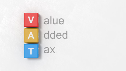 Value Added Tax, VAT Concept Illustration