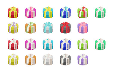 ギフトボックス（丸）