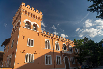 Fabriano, Marches, Italy: historic building