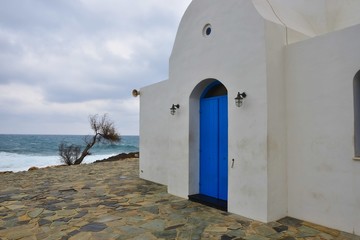 Agios Nikolaos kościół Protaras Cypr - obrazy, fototapety, plakaty