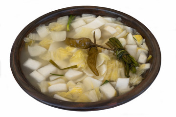 한국전통음식 물김치