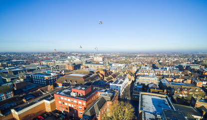 Obraz premium Guilford from the sky