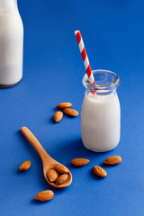 Vegan almond milk, non dairy alternative milk