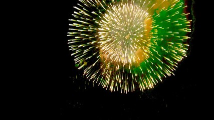 Obraz premium fireworks, Moscow, Russia, Circle of light, city day, Moscow Day, Victory Day, May 9