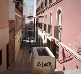 Vistas de la calle Callejón Cervantes en Adra