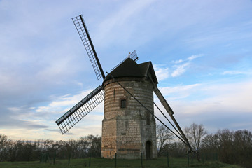 Fototapeta na wymiar Watten windmill, France 