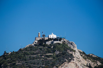 Fototapeta premium Beautiful view of the church of st george athens in greece in athens