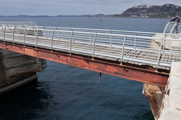 Bagnoli - Ponticello alla fine del Pontile Nord