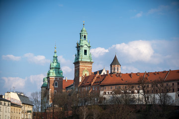 Fototapeta na wymiar Wawel Royal Castle. Poland, Krakow