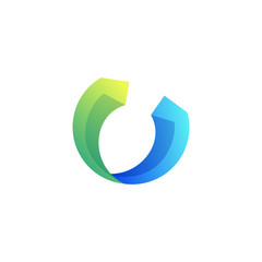 arrow logo design vector illustration