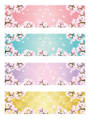 桜バナーセット