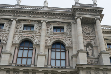 Fototapeta na wymiar Old building in europe in the capital of Austria in Vienna