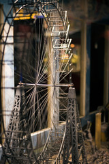 Nineteenth century ferris wheel in the center of Vienna