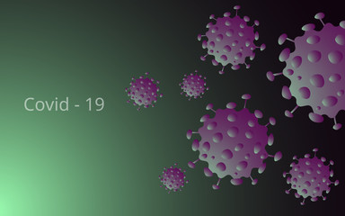 Covid-19 or Corona Virus outtbreak. Vector illustration