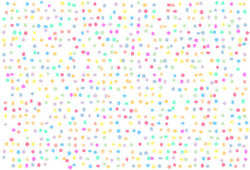 Colorful Festive. with confetti Multicolored circles . lovely Colorful sweet backdrop. Texture templates for invitations, leaflets, posters, business cards  